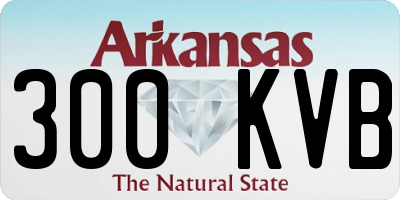 AR license plate 300KVB