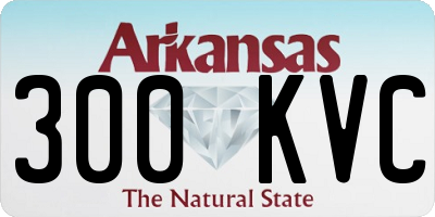 AR license plate 300KVC