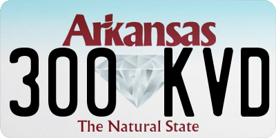 AR license plate 300KVD