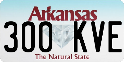 AR license plate 300KVE