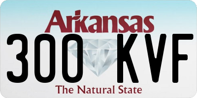 AR license plate 300KVF