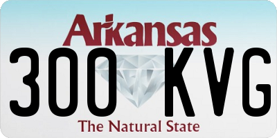 AR license plate 300KVG
