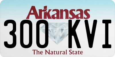 AR license plate 300KVI