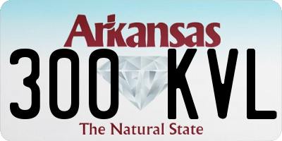 AR license plate 300KVL