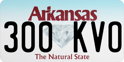 AR license plate 300KVO