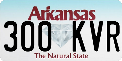 AR license plate 300KVR