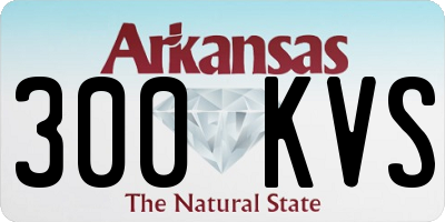 AR license plate 300KVS