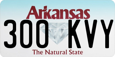 AR license plate 300KVY