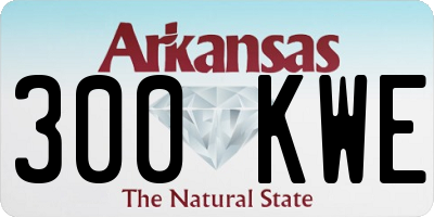 AR license plate 300KWE