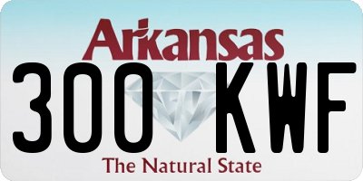 AR license plate 300KWF