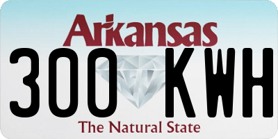 AR license plate 300KWH