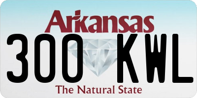 AR license plate 300KWL