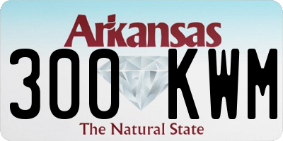 AR license plate 300KWM