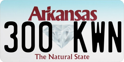 AR license plate 300KWN