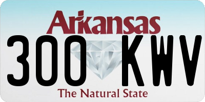 AR license plate 300KWV
