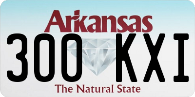 AR license plate 300KXI