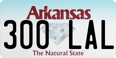AR license plate 300LAL