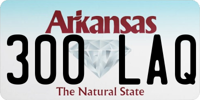 AR license plate 300LAQ