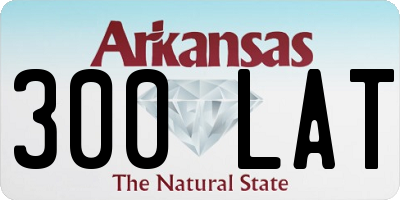AR license plate 300LAT