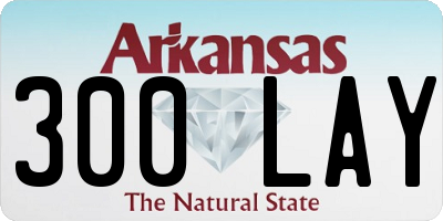 AR license plate 300LAY