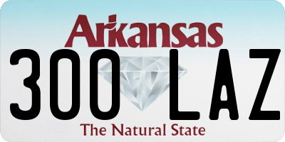 AR license plate 300LAZ