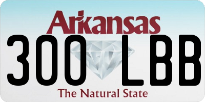AR license plate 300LBB