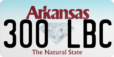 AR license plate 300LBC