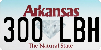 AR license plate 300LBH