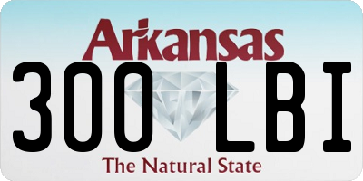 AR license plate 300LBI