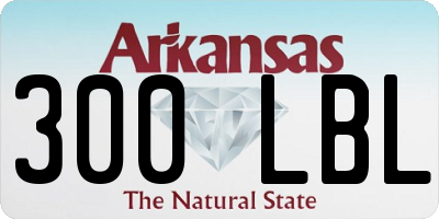 AR license plate 300LBL