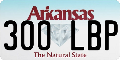 AR license plate 300LBP