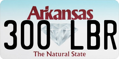 AR license plate 300LBR