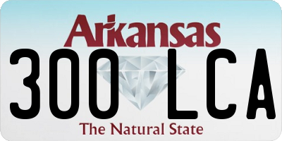 AR license plate 300LCA