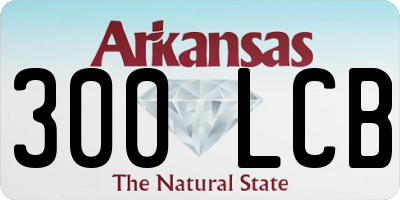 AR license plate 300LCB