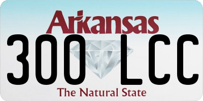 AR license plate 300LCC