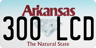 AR license plate 300LCD