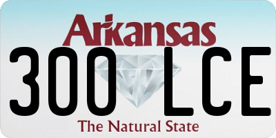 AR license plate 300LCE