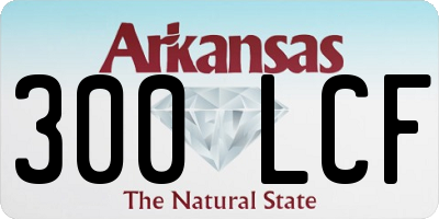 AR license plate 300LCF