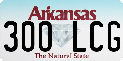 AR license plate 300LCG