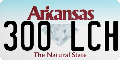 AR license plate 300LCH
