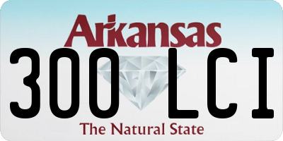AR license plate 300LCI