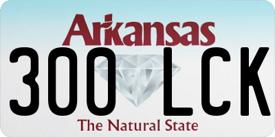 AR license plate 300LCK