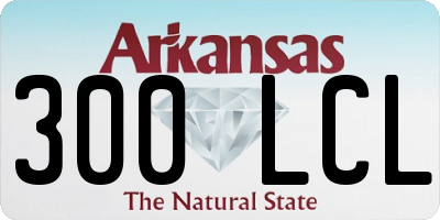 AR license plate 300LCL
