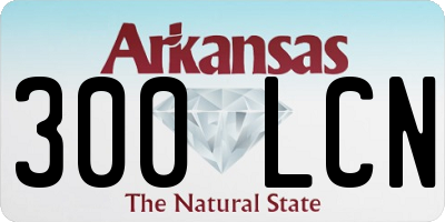 AR license plate 300LCN