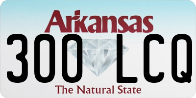 AR license plate 300LCQ