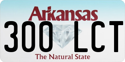 AR license plate 300LCT