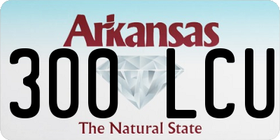 AR license plate 300LCU