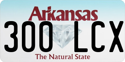 AR license plate 300LCX