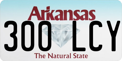 AR license plate 300LCY