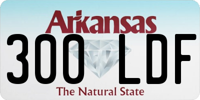 AR license plate 300LDF